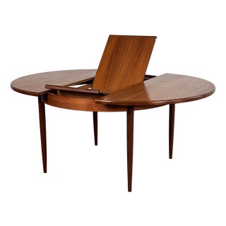 Teak Round Extendable Dining Table by G-Plan, 1970 For Sale