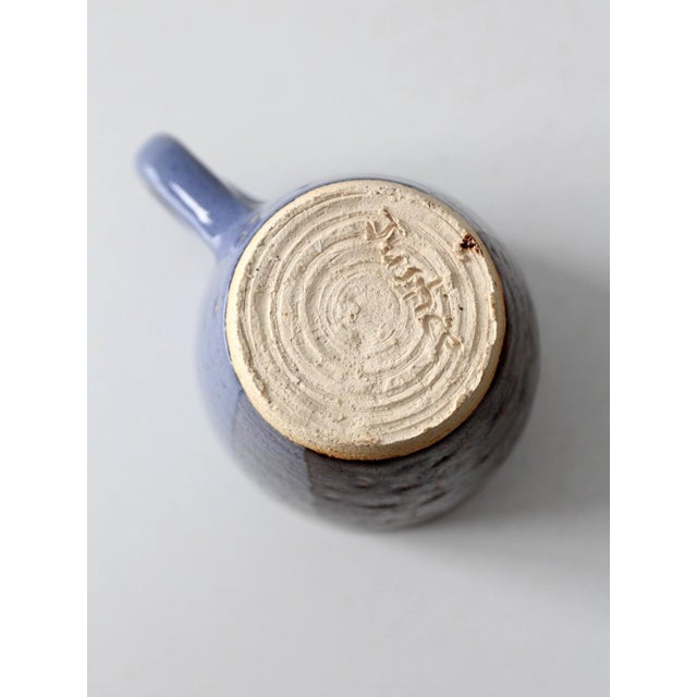 Vintage Handmade Studio Pottery Mug For Sale - Image 10 of 11