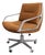 “Low Commander” Swivel Armchair by Jorge Zalszupin, Bronze Chenille and Aluminum, Brazil, 1973 – Lot 805 For Sale