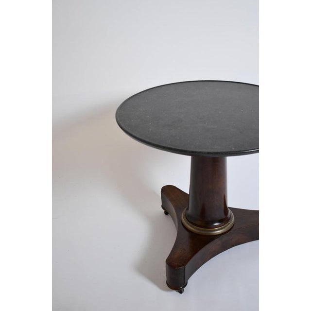 Pedestal Table in Mahogany For Sale - Image 3 of 5