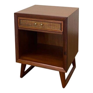1960s Mid Century Nightstand in Mahogany - Single For Sale