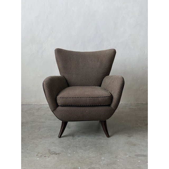 Mid-Century Modern 1960s Ernst Schwadron Sculptural Armchair For Sale - Image 3 of 11