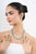 Contemporary 47.9ct Turquoise, Emerald & 2.1ct Diamond 14k White Gold Wedding Necklace For Sale - Image 9 of 17