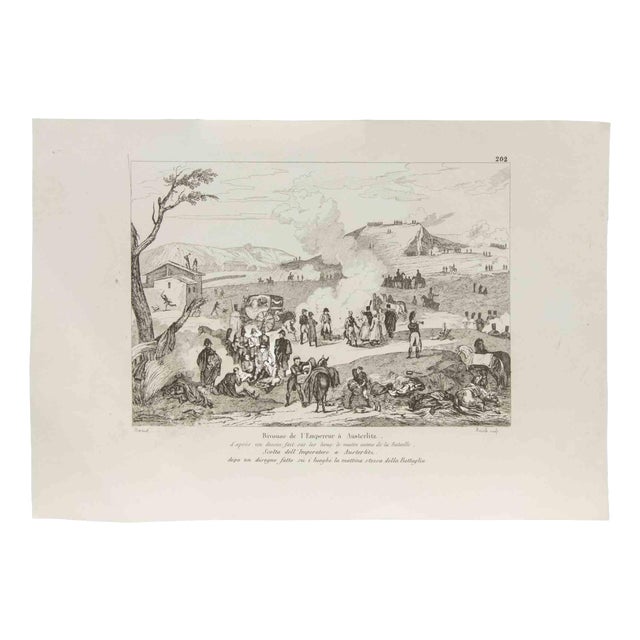 Jean-Baptiste Réville, The Emperor's Bivouac\., Early 19th Century, Etching For Sale