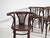 Thonet antique chairs with armrests (c.1920) Dimensions: Part #1: Width: 44 cm Depth: 58 cm Height: 74 cm Seat: 46 cm...