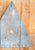 Shabby Chic 19th Century Rustic Primitive Blue Painted Sculptural Triangular War Decoration For Sale - Image 3 of 9