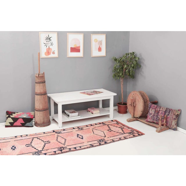 Vintage Washed Out Runner Rug For Sale In Los Angeles - Image 6 of 7