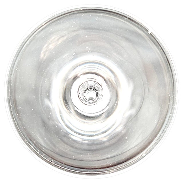 Transparent 1980s Mikasa Arctic Lights Clear Champagne Flutes, Pair For Sale - Image 8 of 8