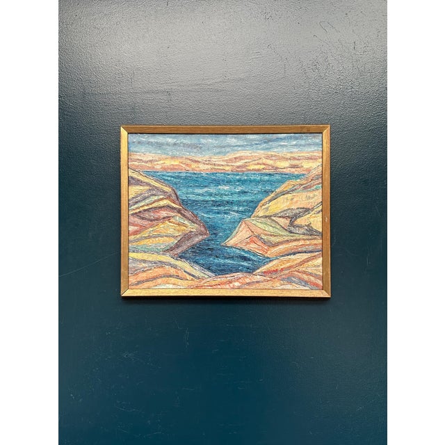 Alvar Andersson, Sea View, 1950s, Oil on Canvas, Framed For Sale - Image 9 of 16