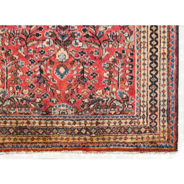 Textile Early 20th Century Sarouk Rug For Sale - Image 7 of 10