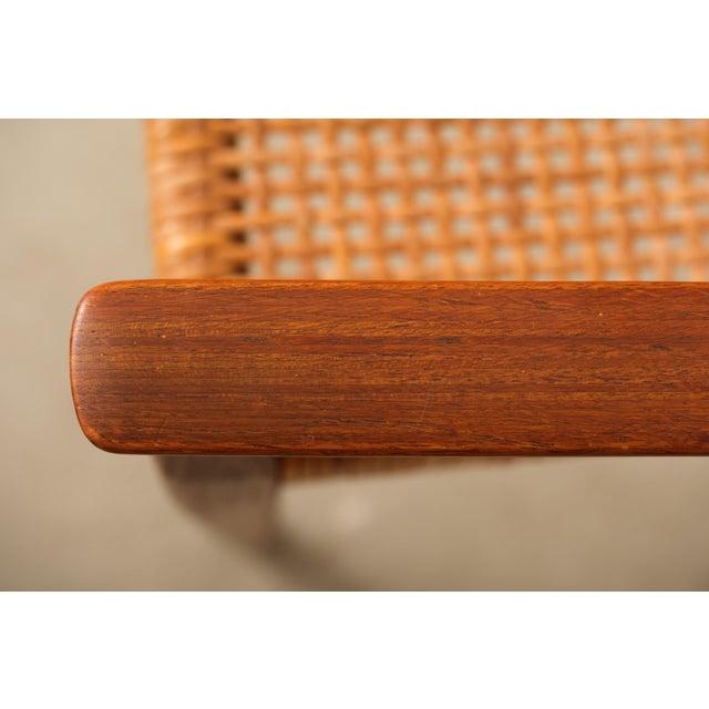 Model 113 Armchair by Nanna & Jørgen Ditzel for Poul Kolds Savværk, Denmark, 1955, Attributed For Sale In Chicago - Image 6 of 17