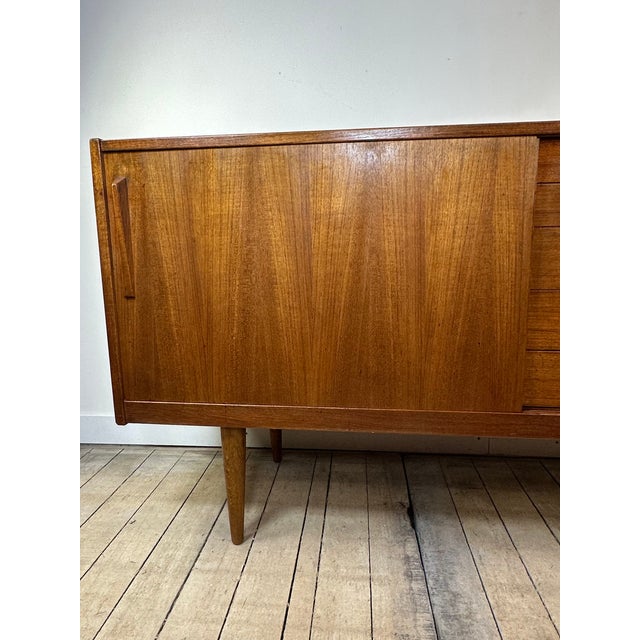 Mid-Century Modern Vintage Scandinavian Teak Sideboard, 1970s For Sale - Image 3 of 11