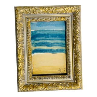 Small Abstract Sunny Isles Beach Signed and Framed For Sale
