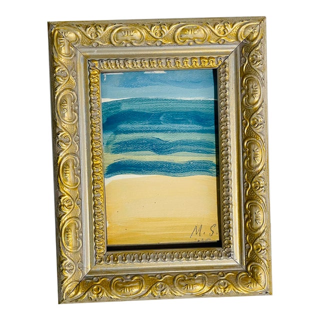 Small Abstract Sunny Isles Beach Signed and Framed For Sale