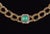 Gia Certified Natural 6.91Cts Colombian Emerald & Diamond 14k Italian Gold Statement Necklace For Sale - Image 12 of 13