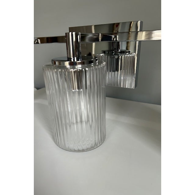 Visual Comfort Generation Lighting Lando 3 Light Vanity Sconce For Sale - Image 10 of 11