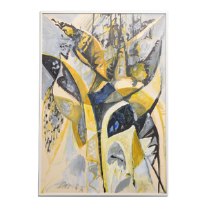 Mid-Century Swedish Abstract by Göran Strååt
