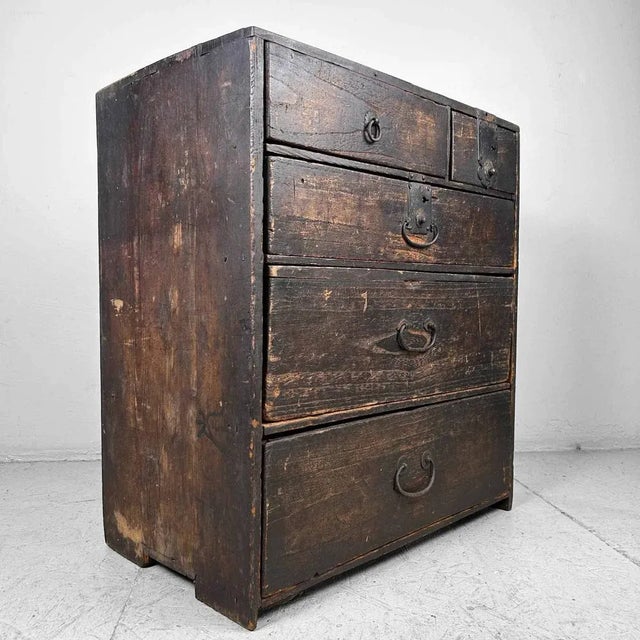 Meiji Era Tansu Cabinet, Japan, 1890s For Sale - Image 6 of 12