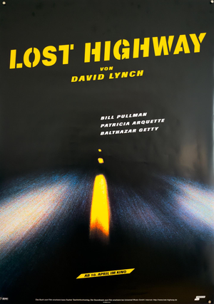 Lost Highway Original Movie Poster, 1997