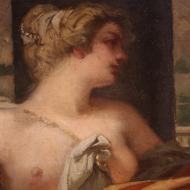 Pompeo Massani, Allegory of Victory, 1880, Oil on Canvas For Sale - Image 11 of 13