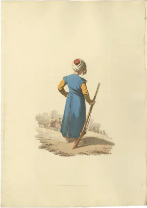 Print Mameluke of Constantinople, The Military Costume of Turkey, 1818, Print