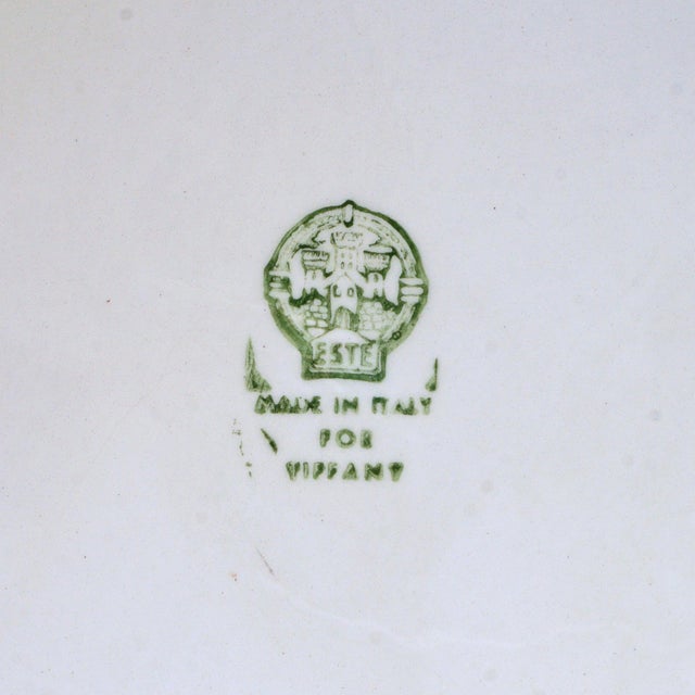 Late 20th Century Este Ceramiche for Tiffany Cachepot Large Hand Painted Italian Ceramic Planter For Sale - Image 5 of 7