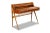 Mid-Century Modern Danish Modern Atomic Teak + Oak Desk For Sale - Image 3 of 6