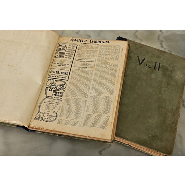 Paper English Early 20th Century Amateur Gardening Books - Set of 2 For Sale - Image 7 of 9