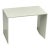 Custom Design White Lacquered Side Table For Sale