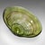 Green Vintage Mid Century Modern Fruit Bowl, Continental, Art Glass Serving Dish, 1970 For Sale - Image 8 of 12