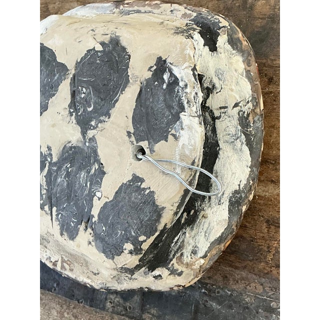 Vintage Italian Scagliola Artisanal Pigmented Plaster Turtle Shell For Sale In West Palm - Image 6 of 12