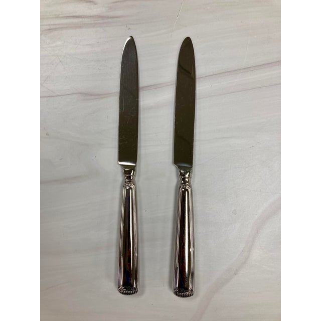 Traditional Ricci Argentieri Baguette Stainless Flatware Set- 8 Pieces For Sale - Image 3 of 12