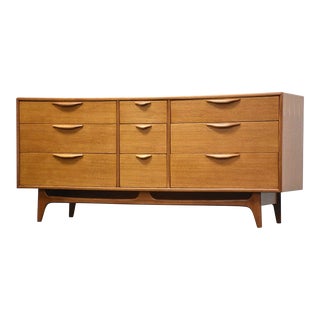 Refinished Oak Dresser by Lane Perception For Sale