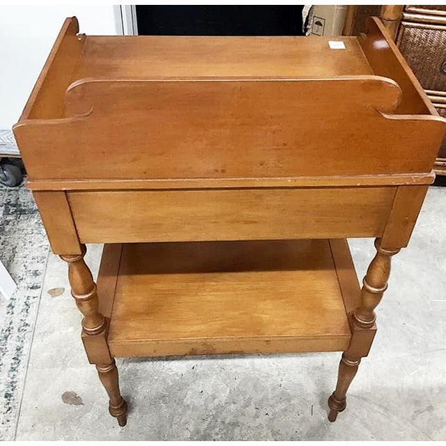Conant Ball Vintage Wooden Wash Stand by Conant Ball For Sale - Image 4 of 7