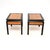 1980s Vintage Burr Elm Side Tables by Raymond Sobota, 1980, Set of 2 For Sale - Image 5 of 12