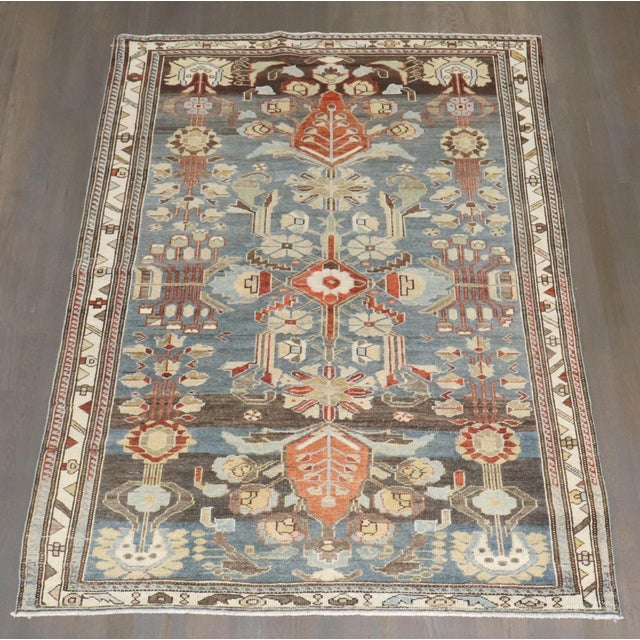 Early 20th Century Early 20th Century Persian Malayer Carpet - 4'4" x 6'2" For Sale - Image 5 of 10