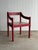 Set of Six Vintage Red Lacquered Dining Armchairs, Attributed to Vico Magistretti For Sale - Image 18 of 18
