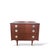 Mid-Century Danish Style Chest of Drawers in Teak Veneer with Brass Handles, 1960s For Sale - Image 4 of 8