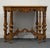 Wood Vintage Antique Mediterranean Revival Old World Black Walnut & Pecan 36" Accent Table W. Intricate Turned Baluster Legs For Sale - Image 7 of 8