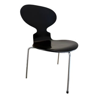 Ant Chair in Black by Arne Jacobsen for Fritz Hansen, 1992 For Sale
