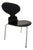 Ant Chair in Black by Arne Jacobsen for Fritz Hansen, 1992 For Sale