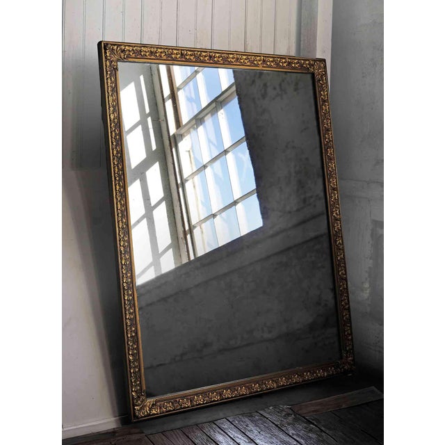 Wood Gilt Mirror - Flora and Foliate Design For Sale - Image 7 of 7