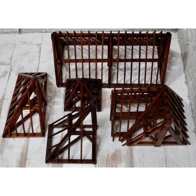 A superb and rare collection of architectural models, these were made by apprentices or master craftsman to apply for a...