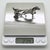 Silver Vintage Italian Handmade Silver Racing Horse with Jockey Figurine, Tuscany, 1980s For Sale - Image 8 of 11