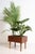 Danish planter made of teak veneer and without insert. The legs probably have been replaced since it is an other wood (we...