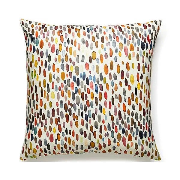Traditional The House of Scalamandré Jamboree Pillow, Blue / Multi For Sale - Image 3 of 3