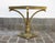 Single Column Gilt Wood Coffee Table with Glass, 1960s For Sale - Image 16 of 18