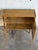 Oak Display Cabinet With Leaded Glass Doors Interior Shelf Mid-Century Modern Denmark 1960s For Sale - Image 9 of 10