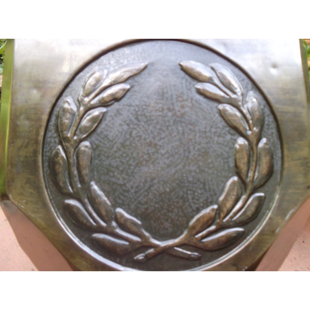 Antique Lidded Box in Brass Sheet with Embossing, 1890s For Sale - Image 11 of 18