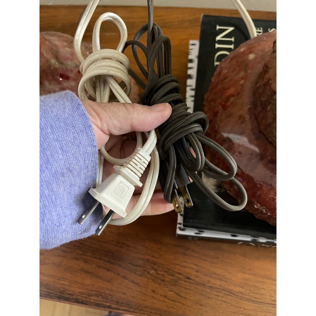 1970s Marble Column Lamps - a Pair For Sale - Image 12 of 12